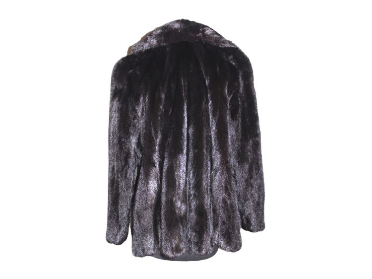 Mahogany Mink Fur Coat