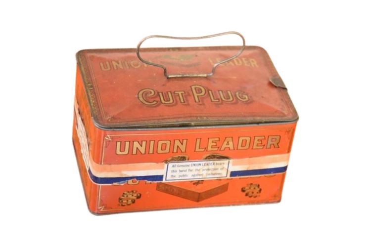 Antique, Late 1800s Tobacco Tin From Union Leader