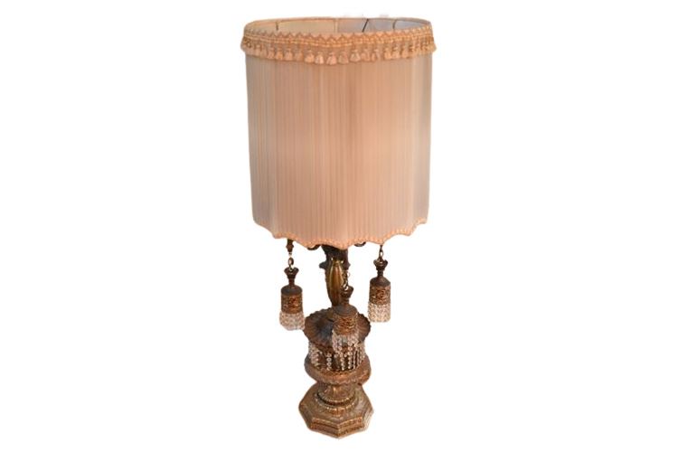 Hollywood Regency Stiffel Table Chandelier