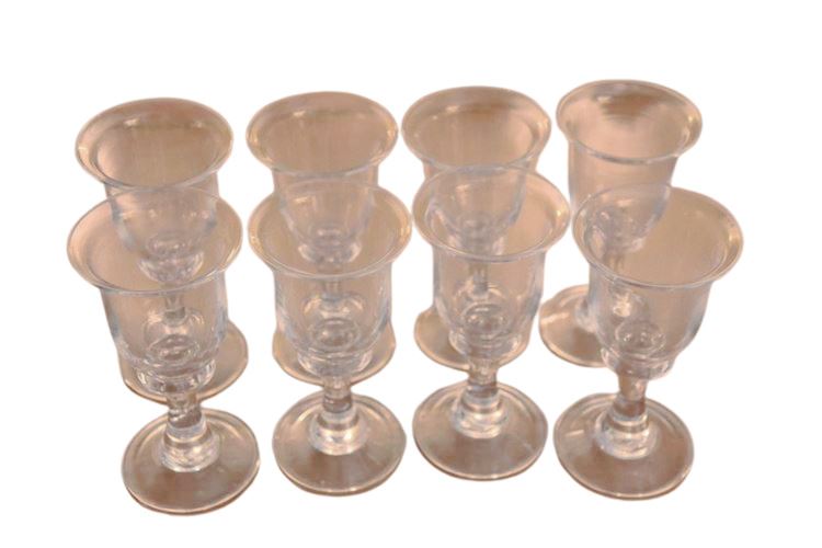 Eight (8) Glass Goblets