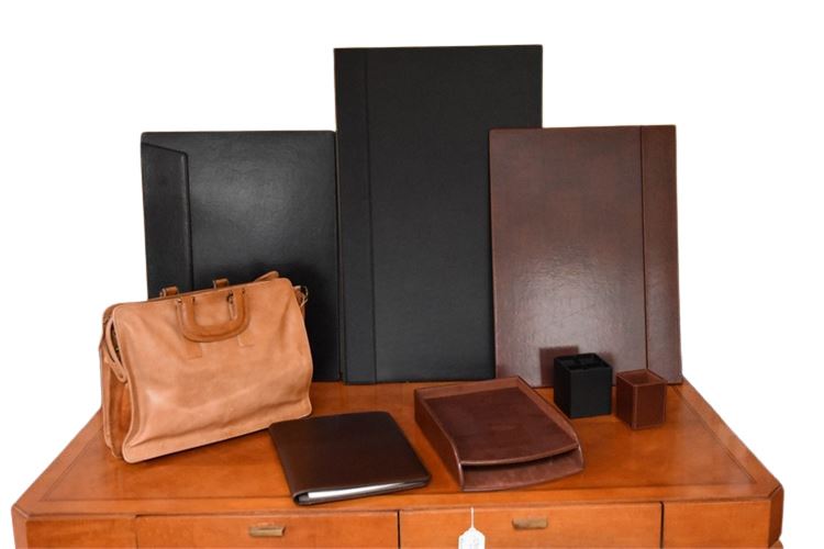 Group Leather Office Items