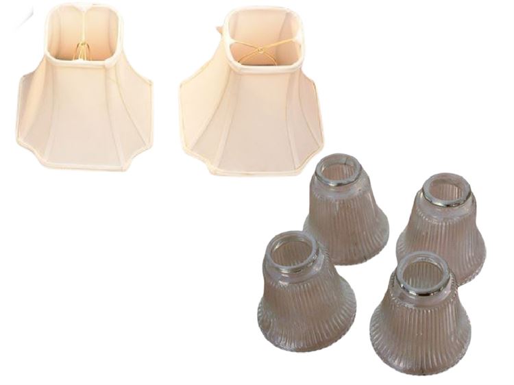 Group of 6 Lamp Shades