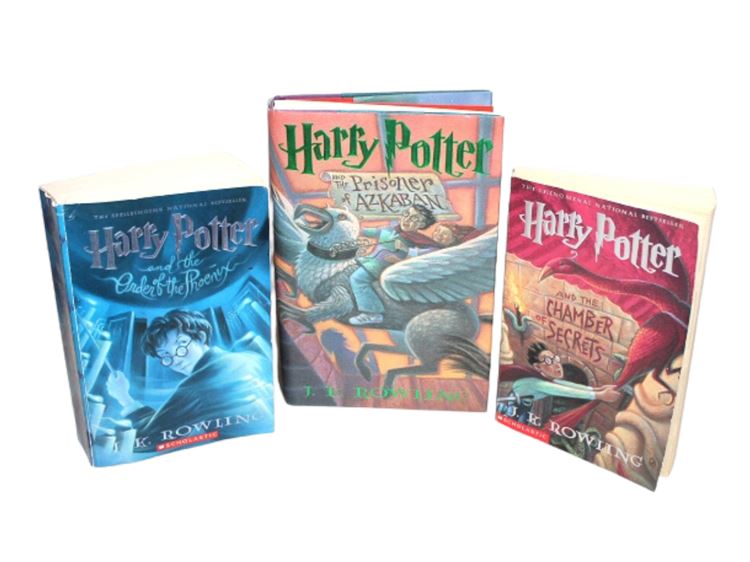 Harry Potter Books, 3 Pc (One First American Edition 1999)