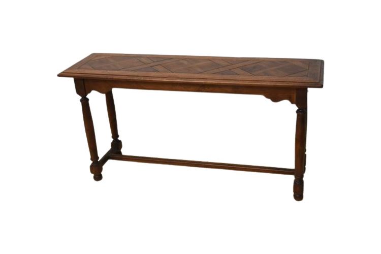Plank Top Console Table