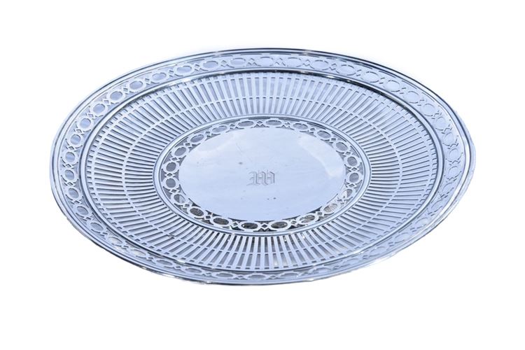 Sterling Silver Sandwich Plate