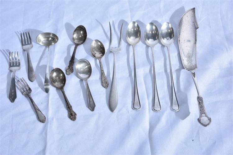 Group Sterling Silver Flatware