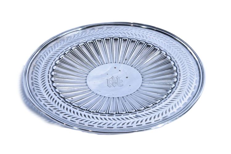 Sterling Silver Sandwich Plate