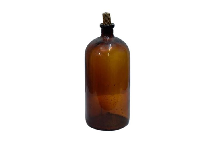 Amber Glass Apothecary Bottle