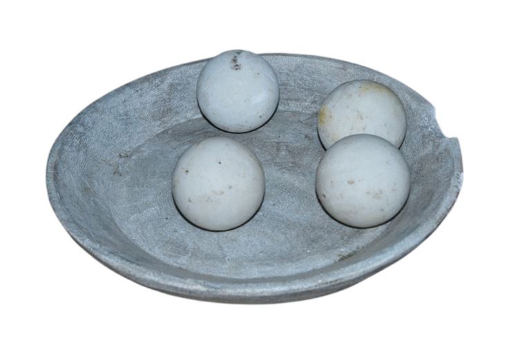 Decorative Bowl and Spheres