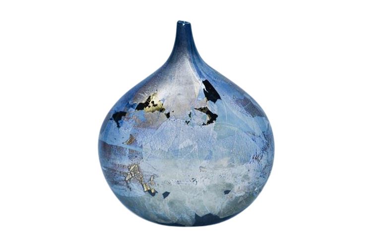 Lsle of Wight Glass Lollipop Shaped Vase