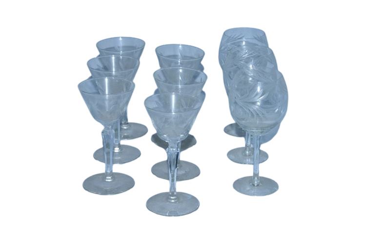 Group Vintage Stemware