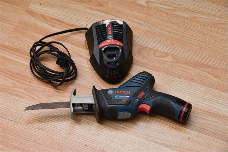 Bosch 12-volt Variable Speed Cordless Reciprocating Saw and Charger