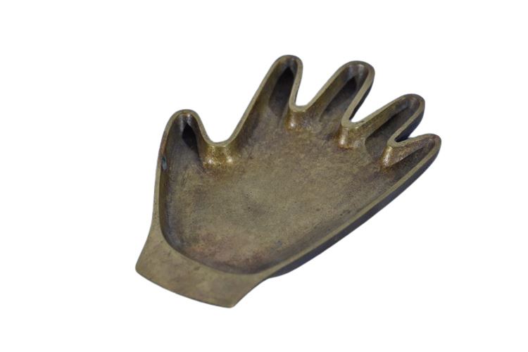 Hans Hagenauer Bronze Hand Form Ashtray