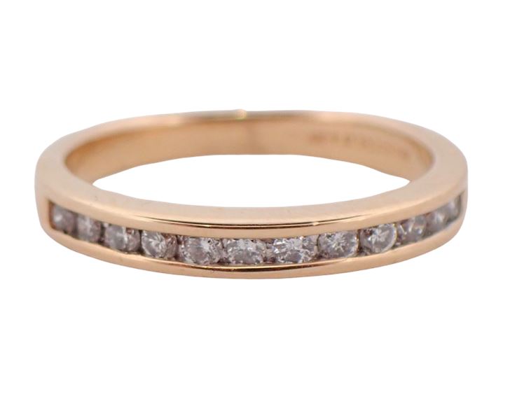 14K YG 0.25 ct. Brilliant Cut Diamond Band