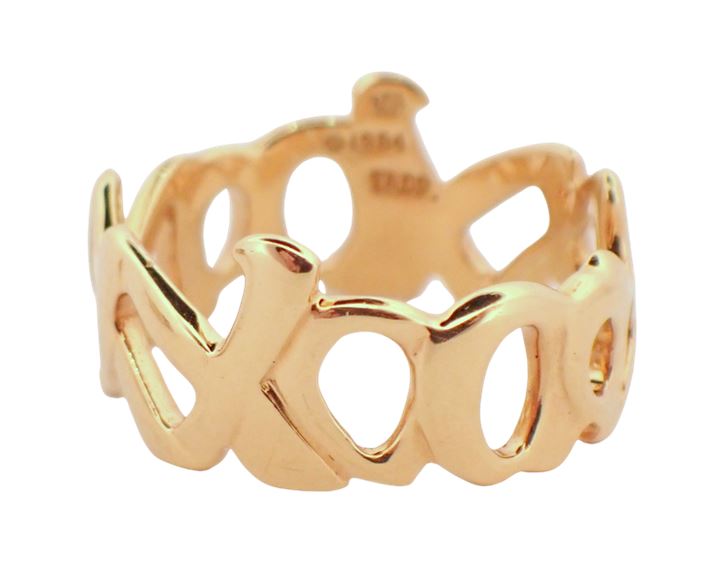 Tiffany & Co. 18K YG Paloma Picasso X-O Band