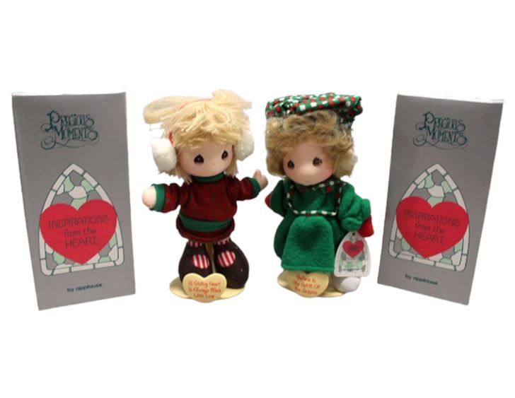 Applause Precious Moments Plush Dolls, 2 Pc