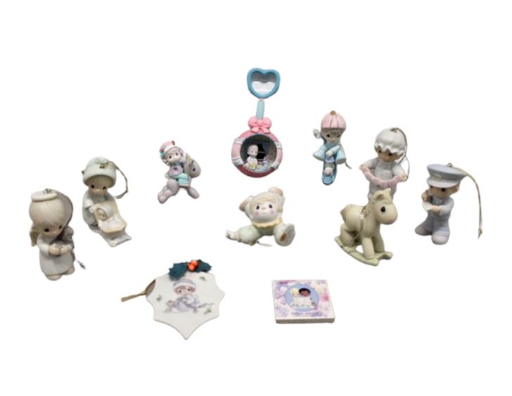 Precious Moments Christmas Ornament Collection, 11 Pc