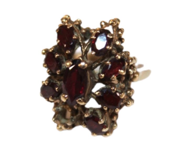 Vintage 14K Garnet Ring