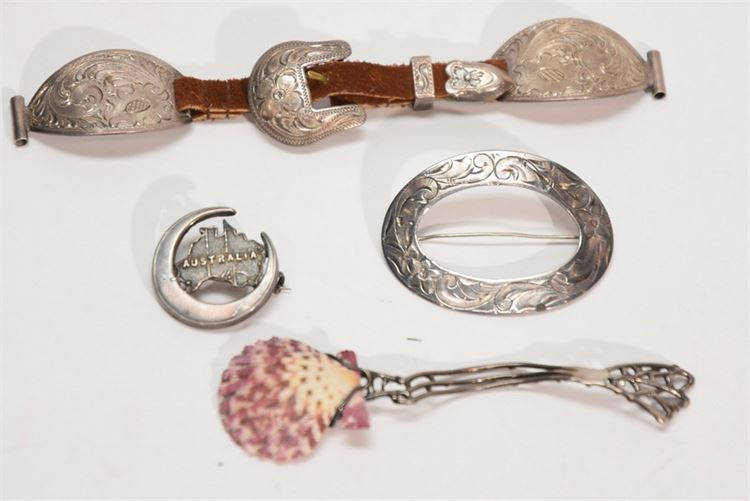 Group Sterling Silver Objects