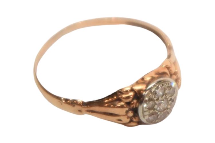 14K Diamond and Gold Ring