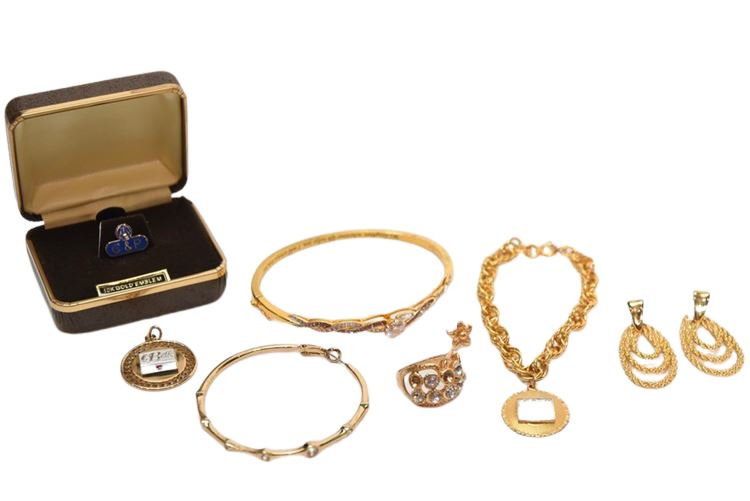 Group Gold Tone Jewelry