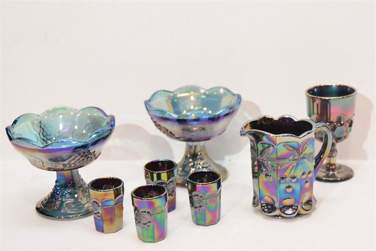 Group Mercury Glass Objects