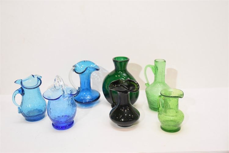 Group Art Glass Objects