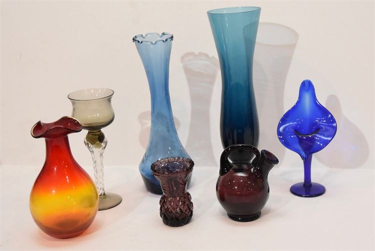 Group Art Glass Objects