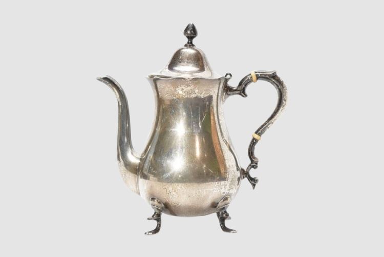 Sterling Silver POOLE 100 Jack Shepard Reproduction Coffee Pot