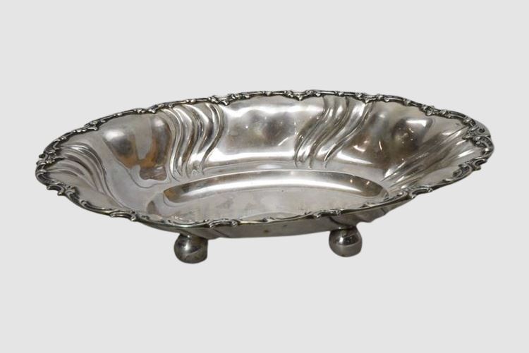 800 Sterling Silver Footed Bowl (Weighted)