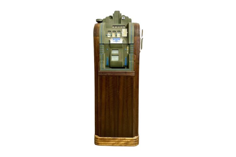 Rare Mills Extraordinary 1 Cent slot Machine w key