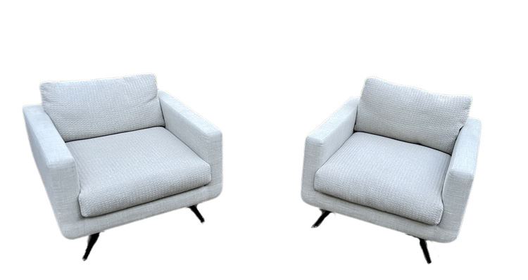 Pair Verellen Armchairs Retail $13,000