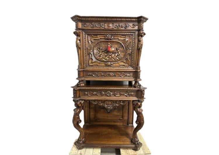 19Th Century Carved French Desk