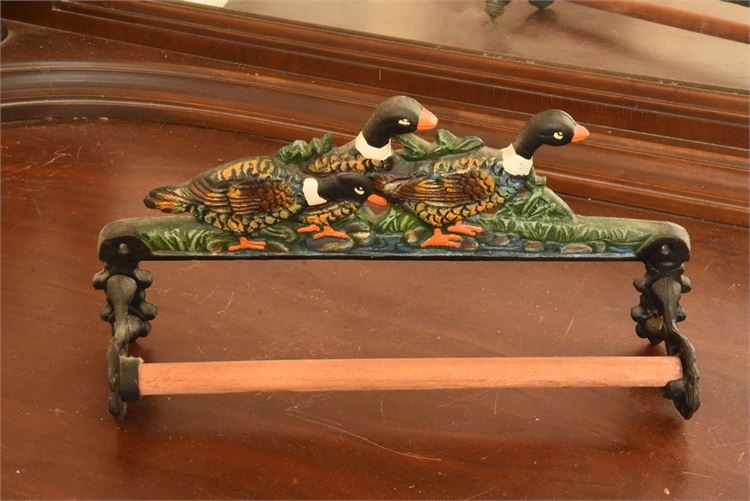 Castiron Duck Paper Towel Holder