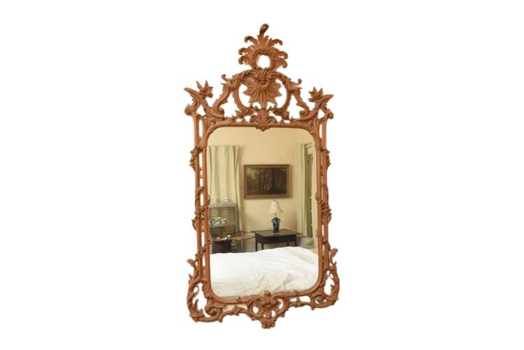 Ornately Carved Wall Mirror