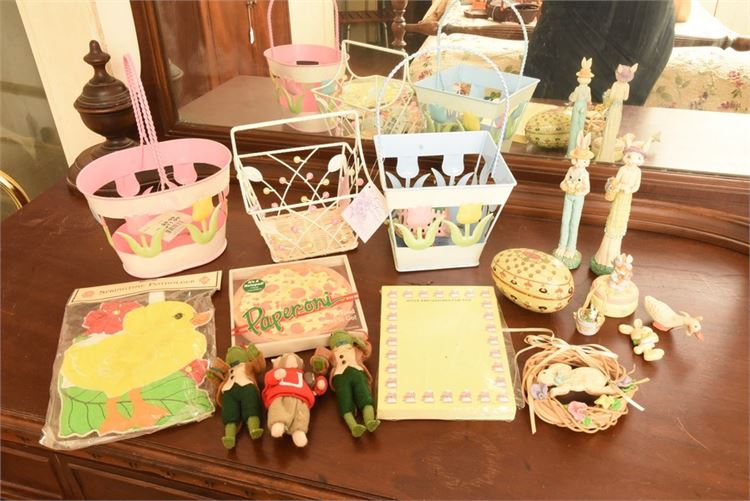 Group Decorative Easter Objects