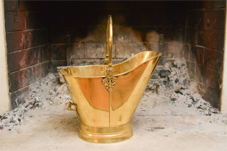 Brass Coal Scuttle