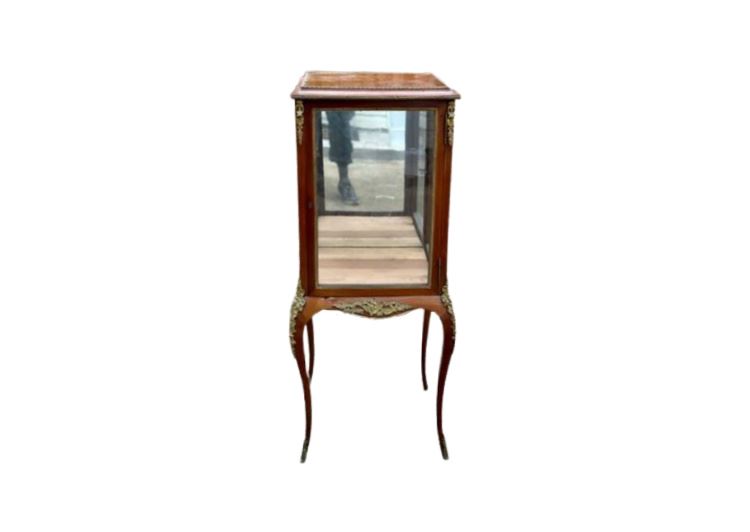 Antique French Bronze Mounted Display Cabinet