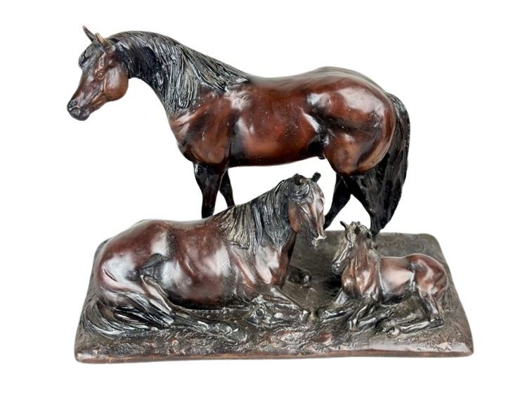 Horse Bronze by Listed Artist CR Morrison