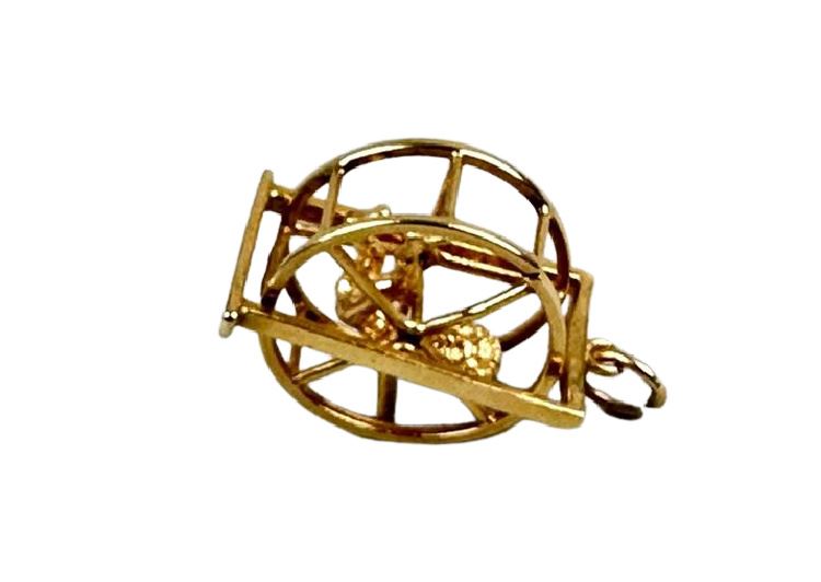 14kt Gold Carousel Charm