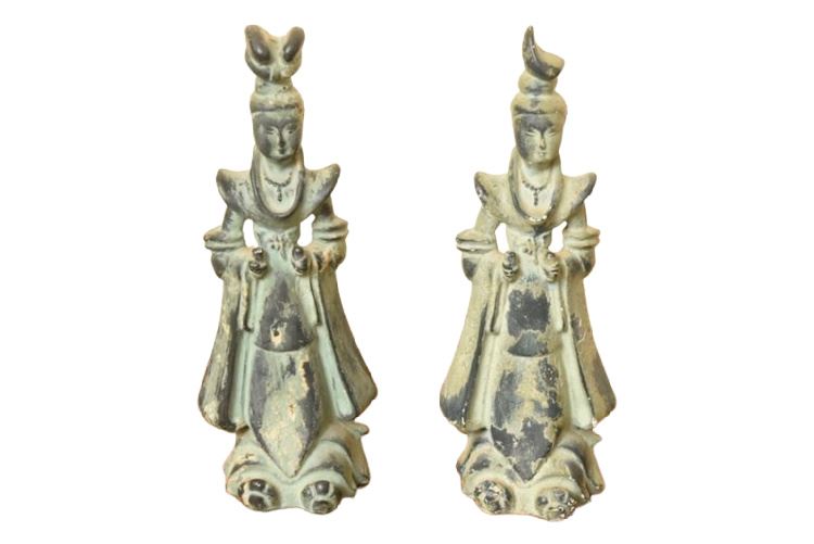 Pair Asian Ancestral Figures