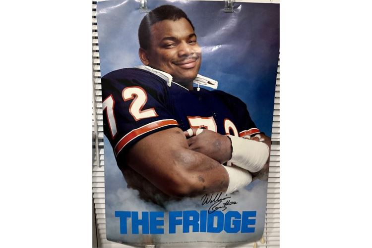 Vintage William The Refrigerator Perry Poster