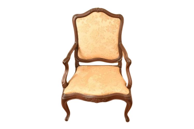 French Style Upholstered Armchair