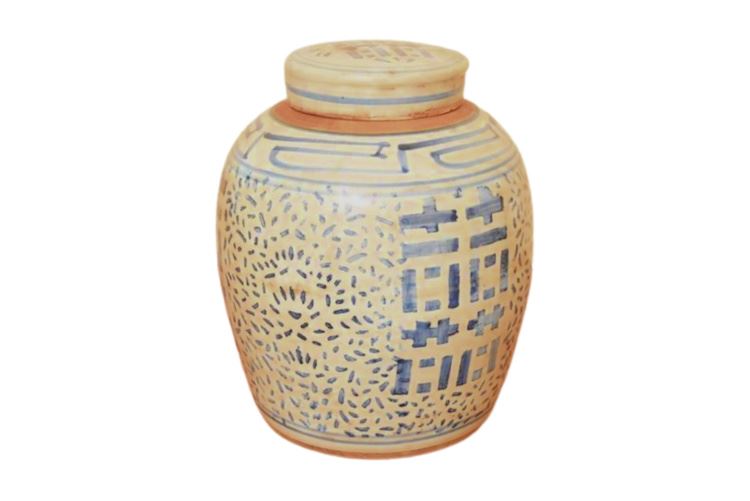 Chinese Blue and White Ginger Jar