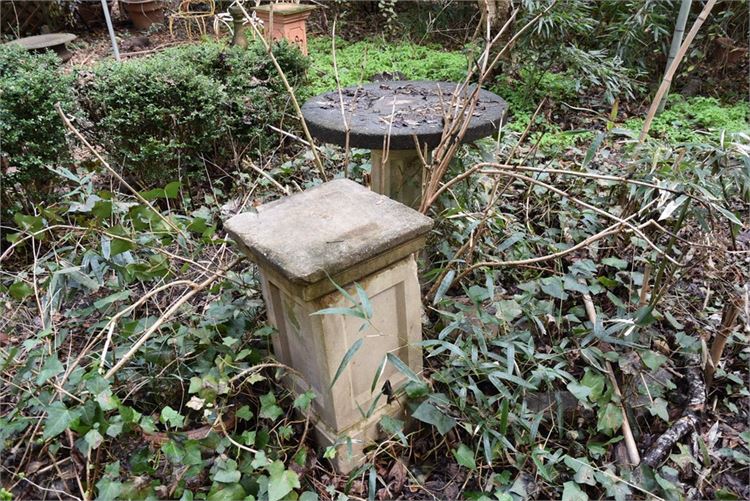 Two (2) Garden Pedestals