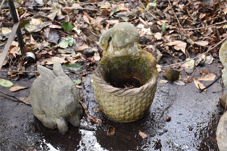 Figural Planter and Garden Sculpture