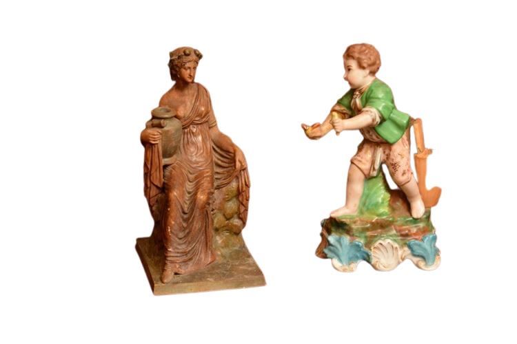 Two (2) Decorative Figures