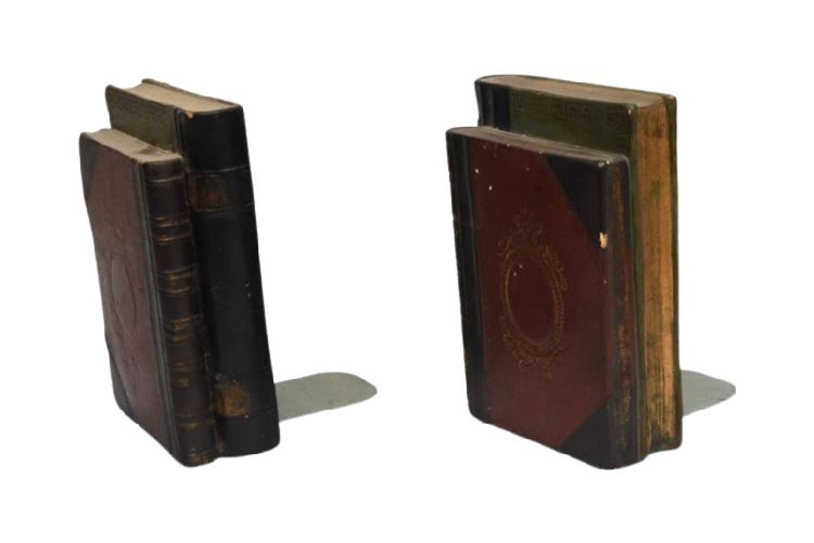 Pair Book Form Bookends