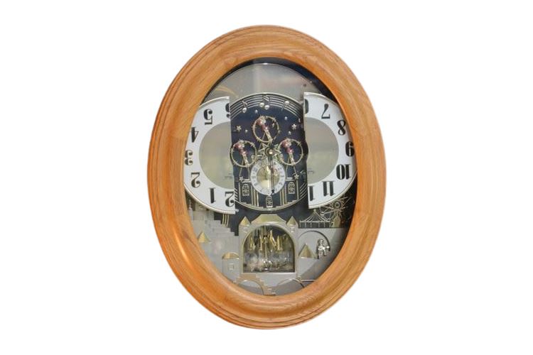 Rhythm Clocks "Joyful Prairie" Wall Clock