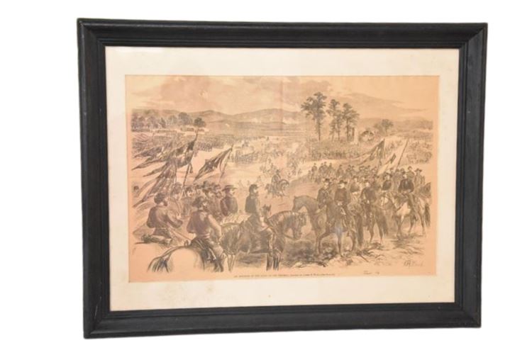 “An Advance of the Army to the Potomac” sketched by A. R. Ward,